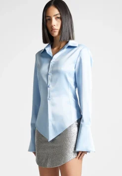 Angled Satin Shirt -^Manière De Voir Hot