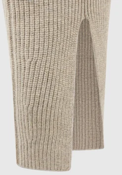 Angled Waist Knit Maxi Skirt - Beige Marl^Manière De Voir Outlet