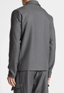 Angular Pocket Overshirt - Marl^Manière De Voir Outlet