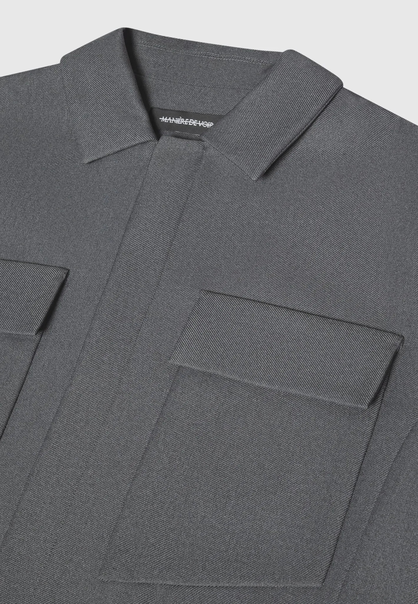 Angular Pocket Overshirt - Marl^Manière De Voir Outlet