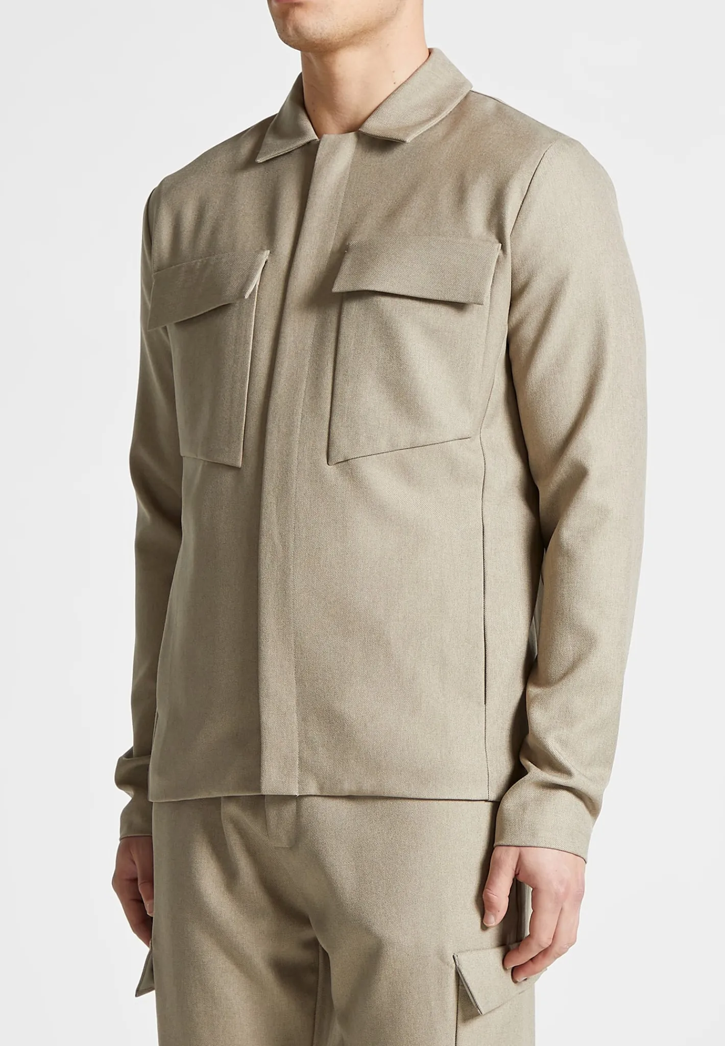 Angular Pocket Overshirt -^Manière De Voir New