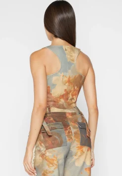 Art Corset Top -^Manière De Voir New