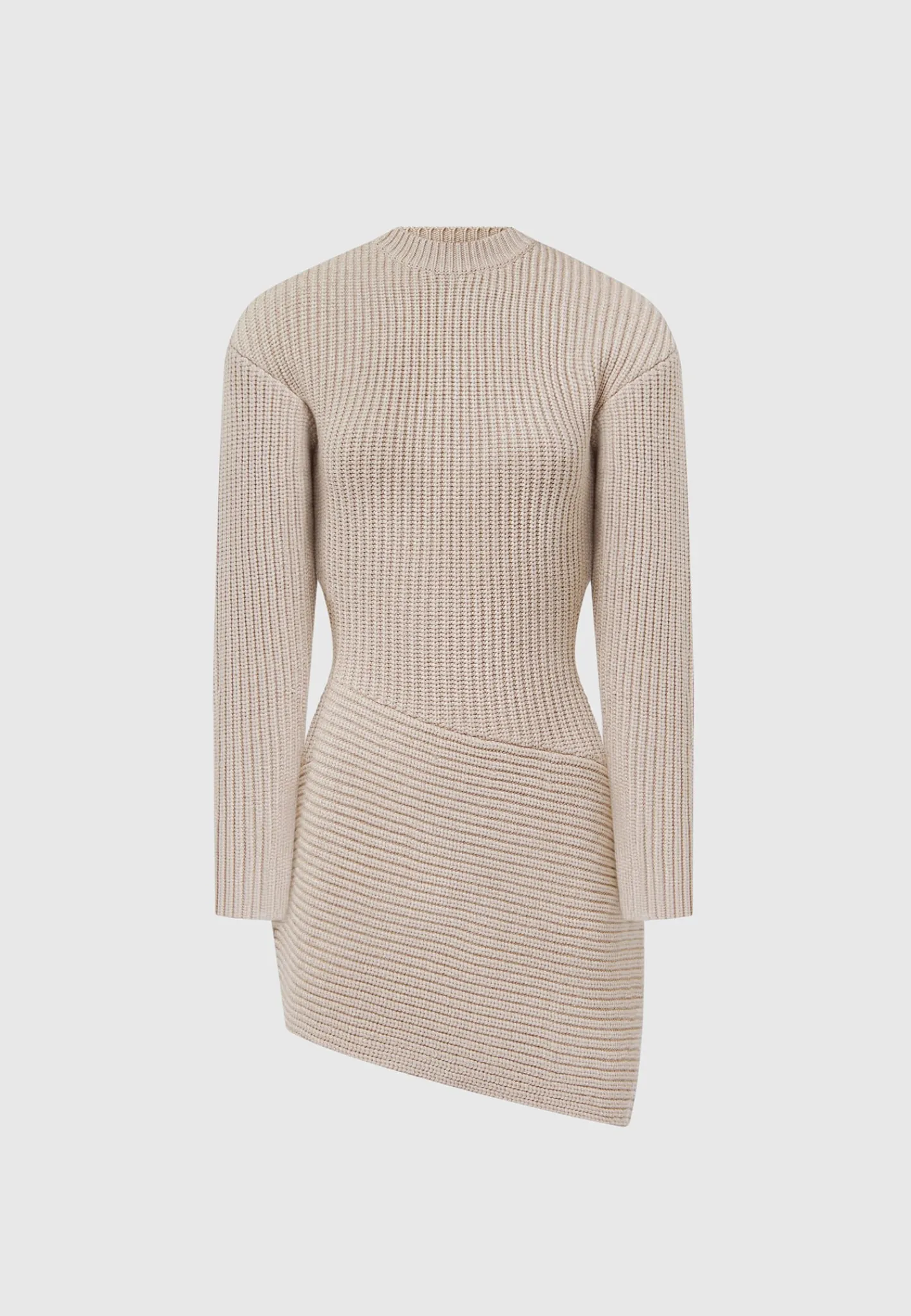 Asymmetric Knit Jumper Dress -^Manière De Voir Fashion