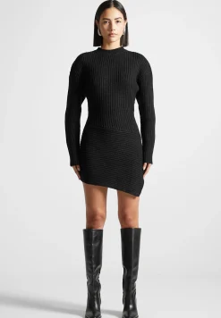 Asymmetric Knit Jumper Dress -^Manière De Voir Outlet