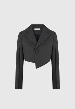 Asymmetric Tailored Cropped Blazer -^Manière De Voir Online