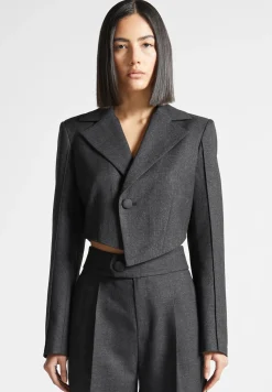 Asymmetric Tailored Cropped Blazer -^Manière De Voir Online