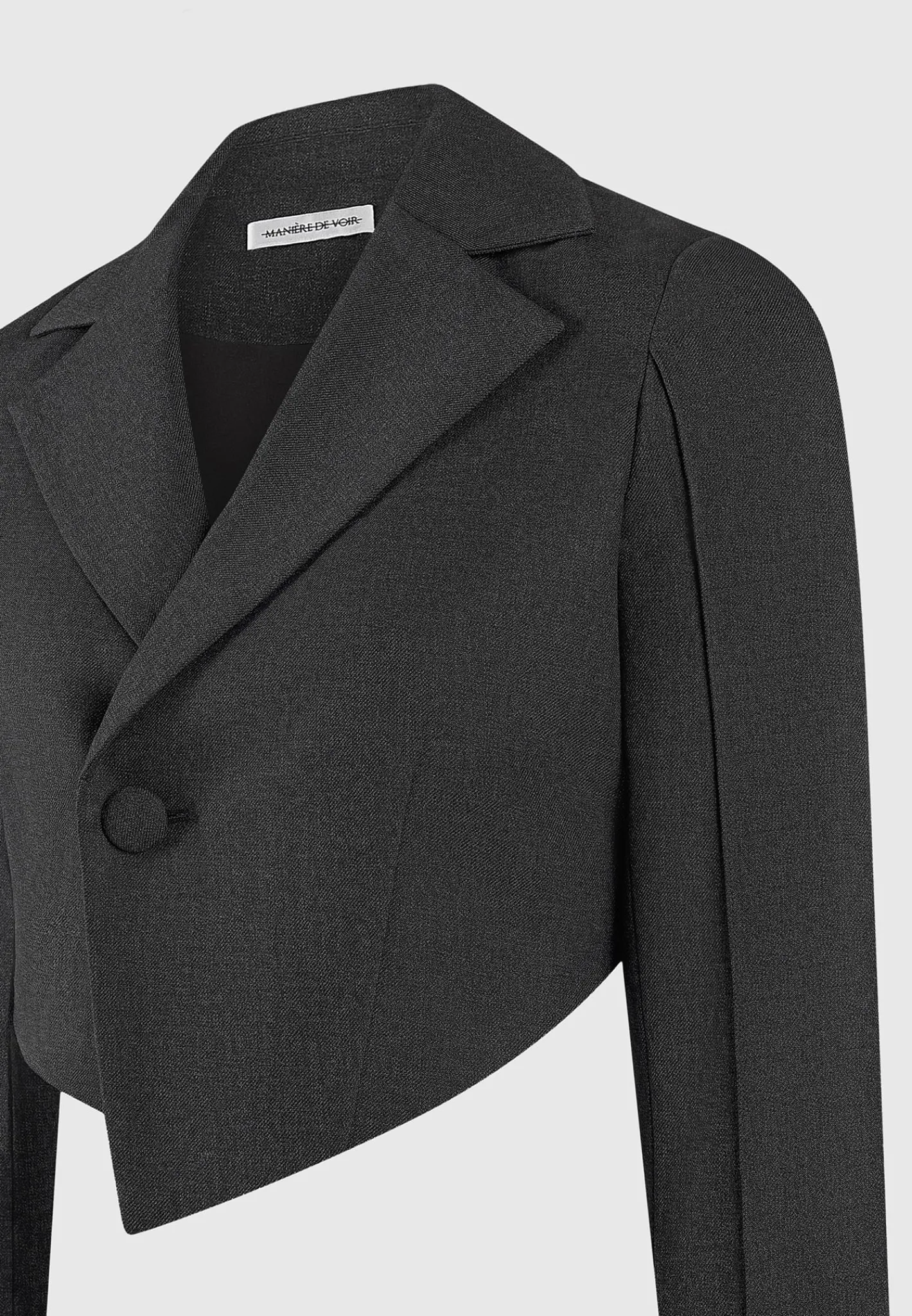 Asymmetric Tailored Cropped Blazer -^Manière De Voir Online