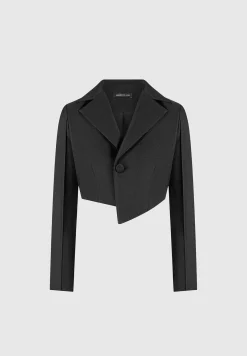 Asymmetric Tailored Cropped Blazer -^Manière De Voir Best