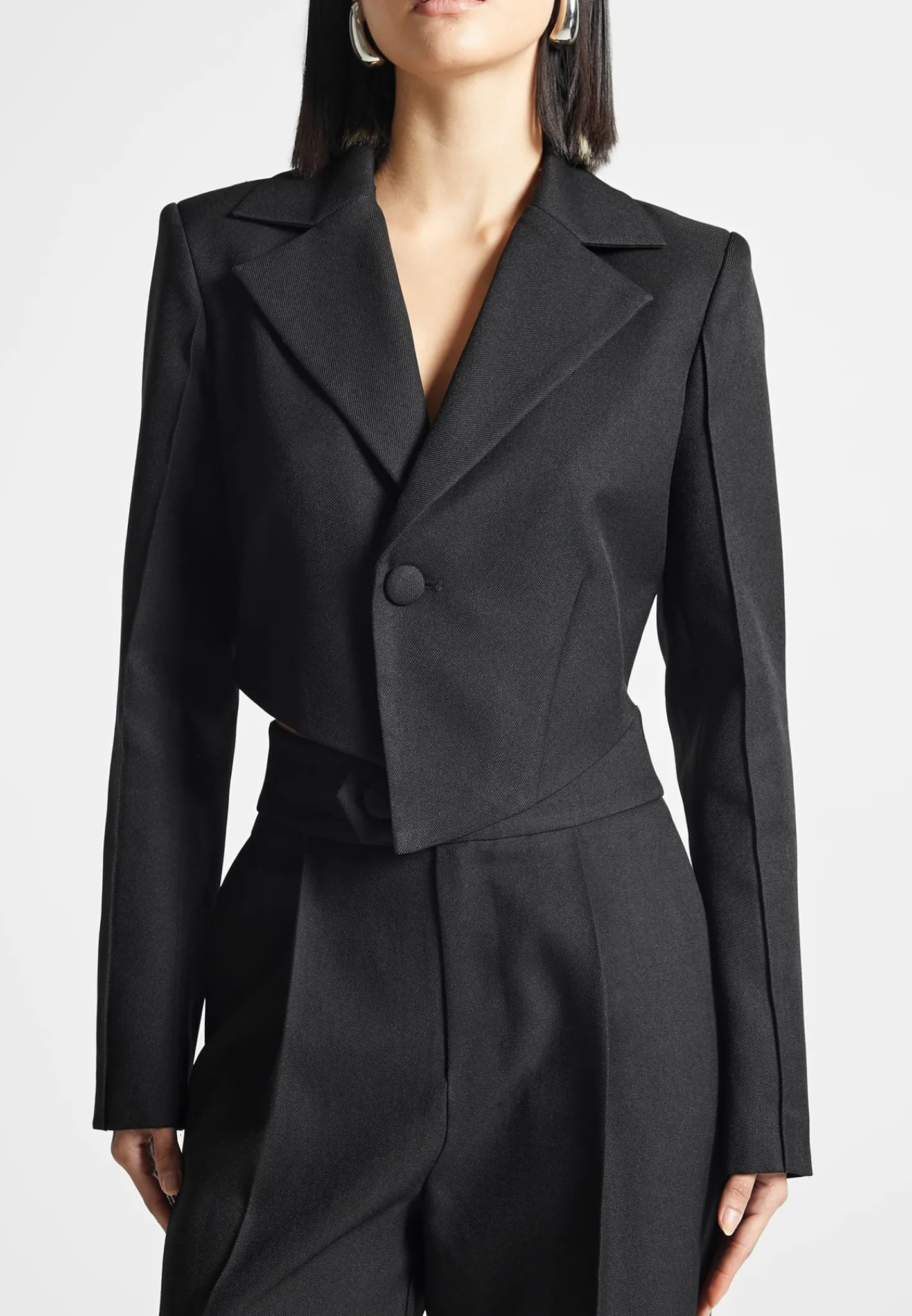Asymmetric Tailored Cropped Blazer -^Manière De Voir Best