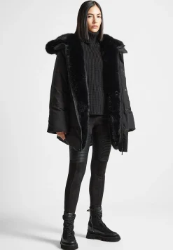 Belted Plush Lined Long Coat -^Manière De Voir Discount