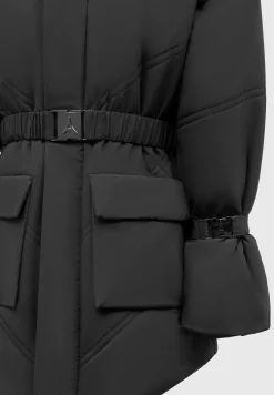 Belted Plush Lined Long Coat -^Manière De Voir Discount