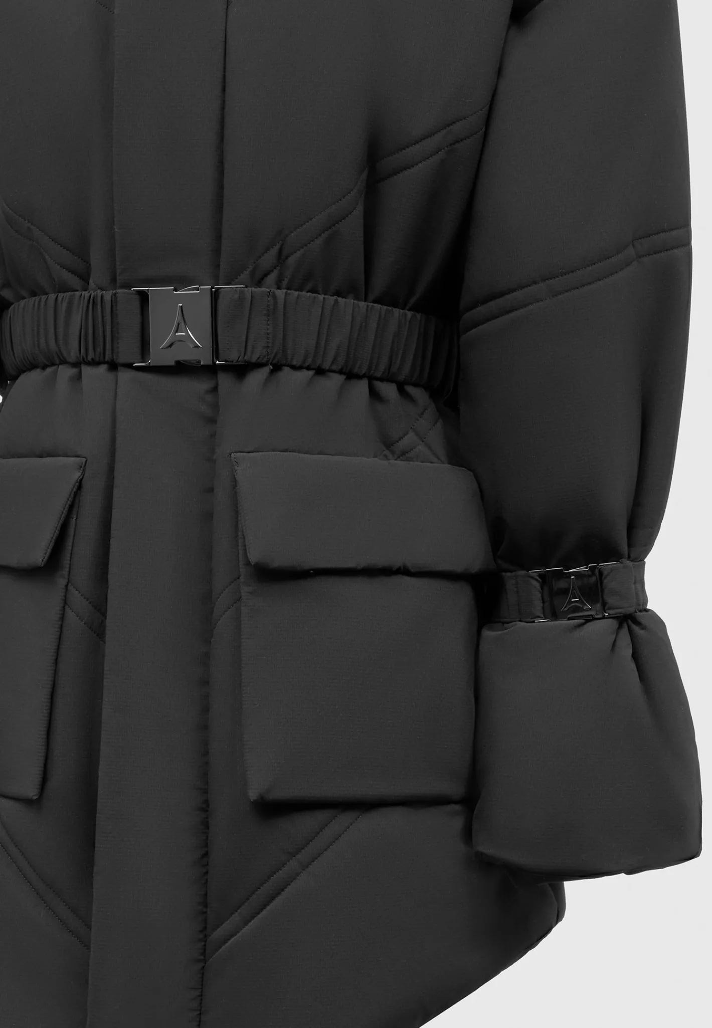 Belted Plush Lined Long Coat -^Manière De Voir Discount