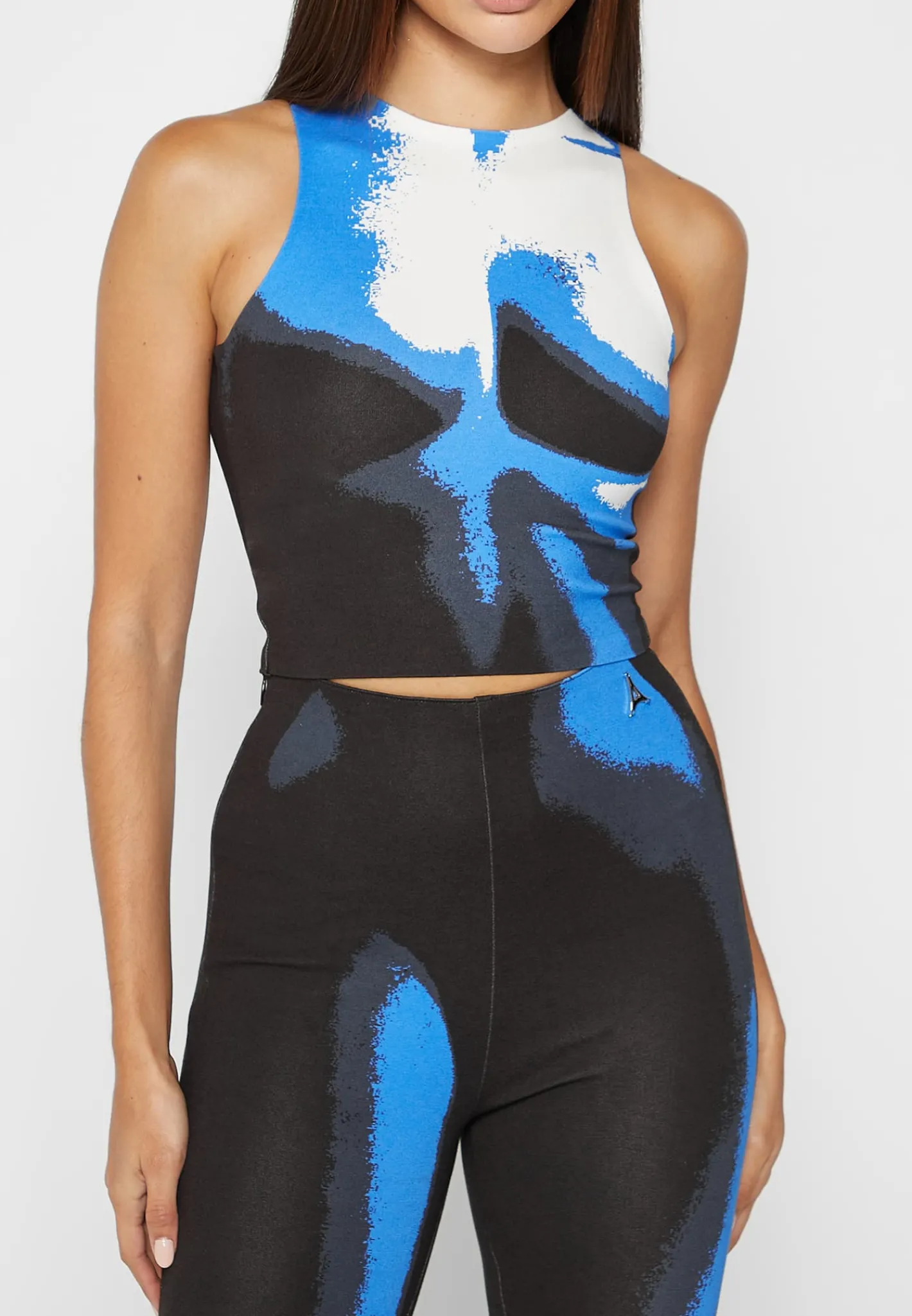 Body Print Racer Top -^Manière De Voir Sale