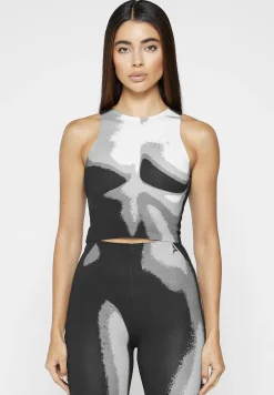 Body Print Racer Top -^Manière De Voir Clearance