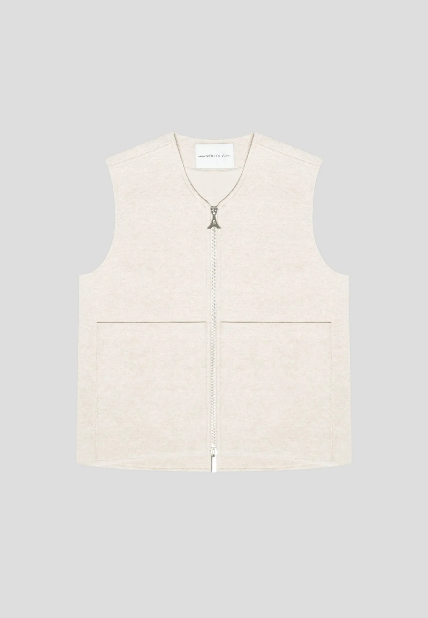 Boiled Wool Gilet -^Manière De Voir New