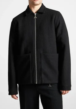 Boiled Wool Jacket -^Manière De Voir Sale