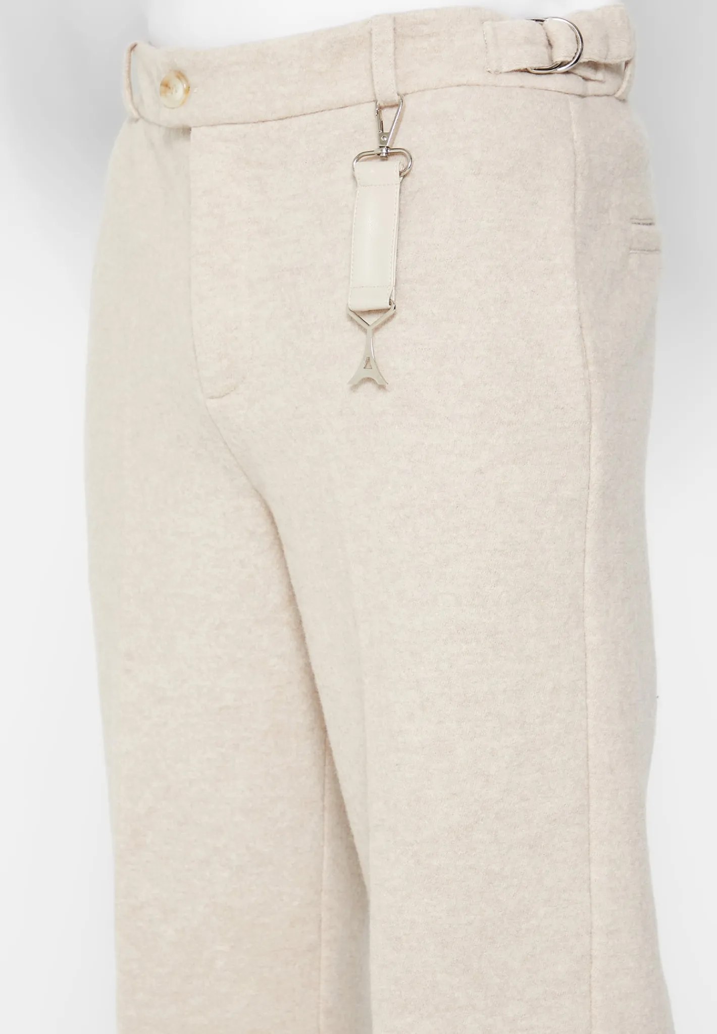 Boiled Wool Tailored Trousers -^Manière De Voir Clearance