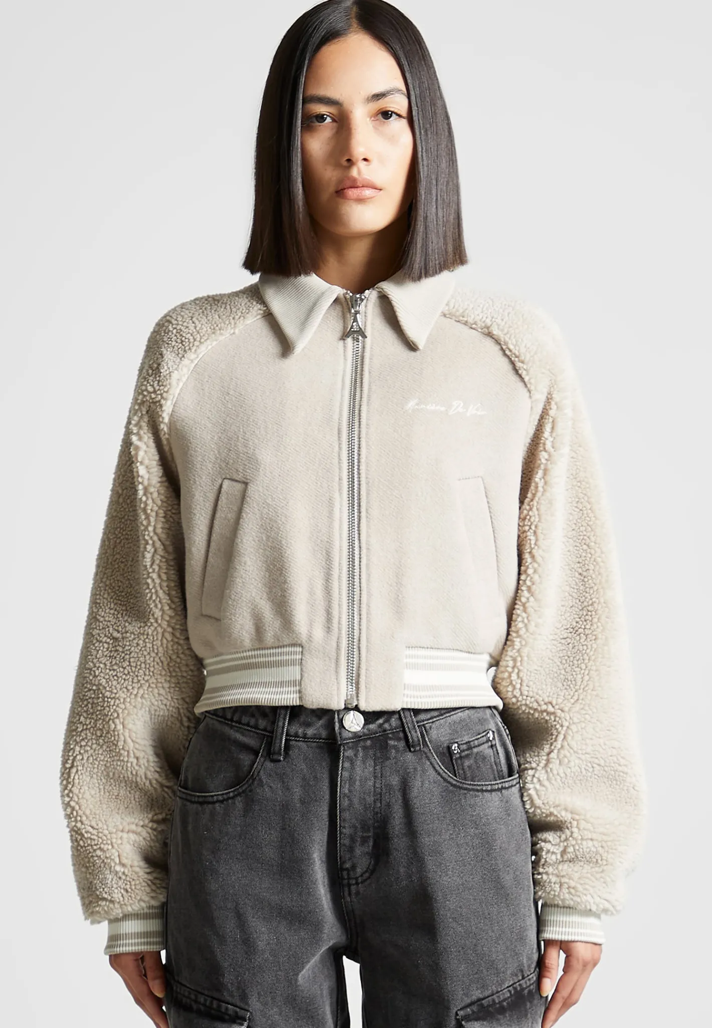 Borg Varsity Jacket -^Manière De Voir Fashion