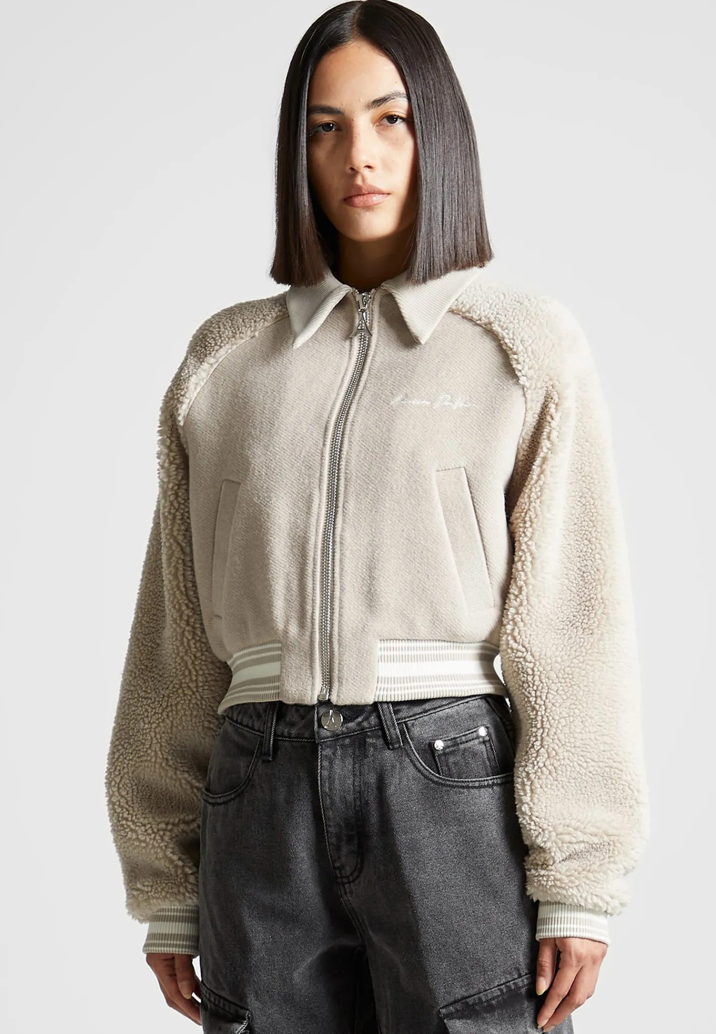 Borg Varsity Jacket -^Manière De Voir Fashion