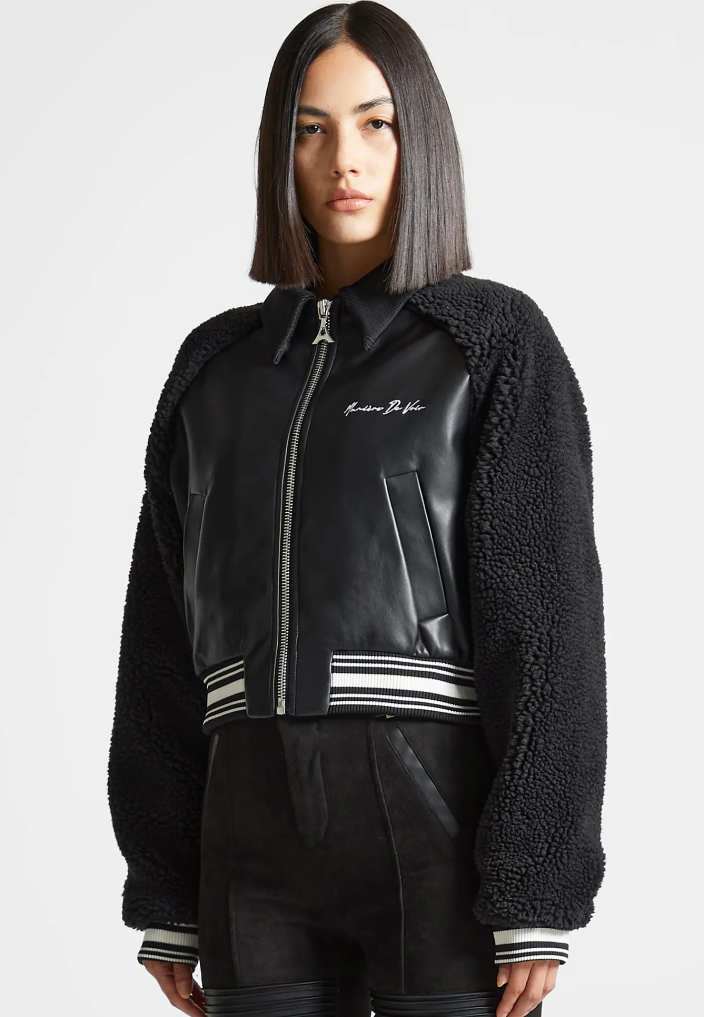 Borg Varsity Jacket -^Manière De Voir Fashion