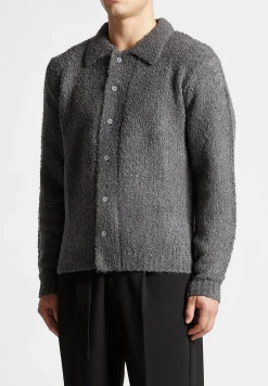 Boucle Knit Button Up Cardigan -^Manière De Voir Sale