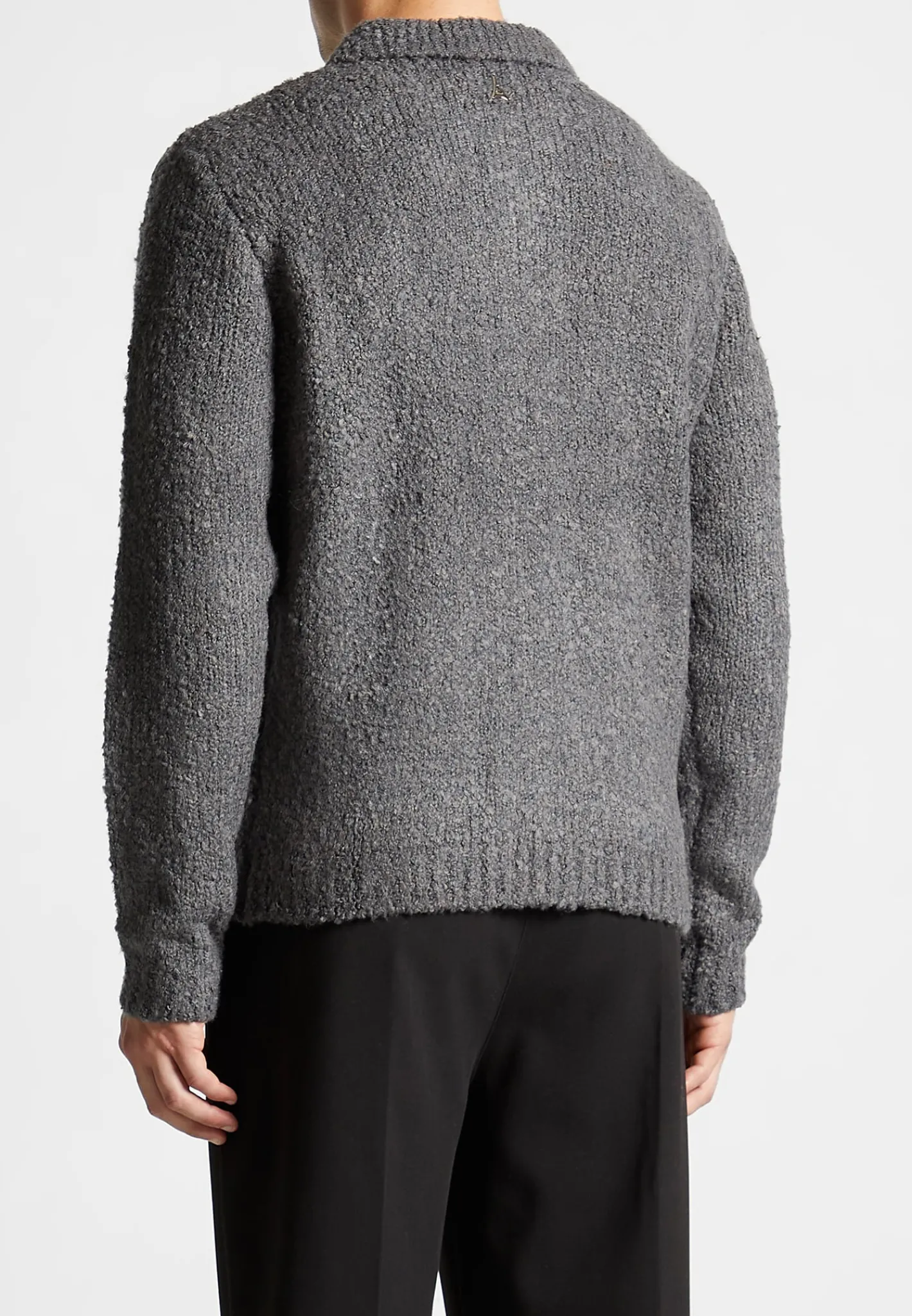 Boucle Knit Button Up Cardigan -^Manière De Voir Sale