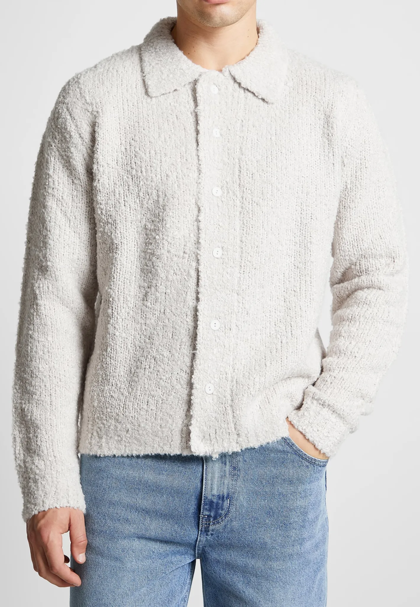 Boucle Knit Button Up Cardigan -^Manière De Voir Best