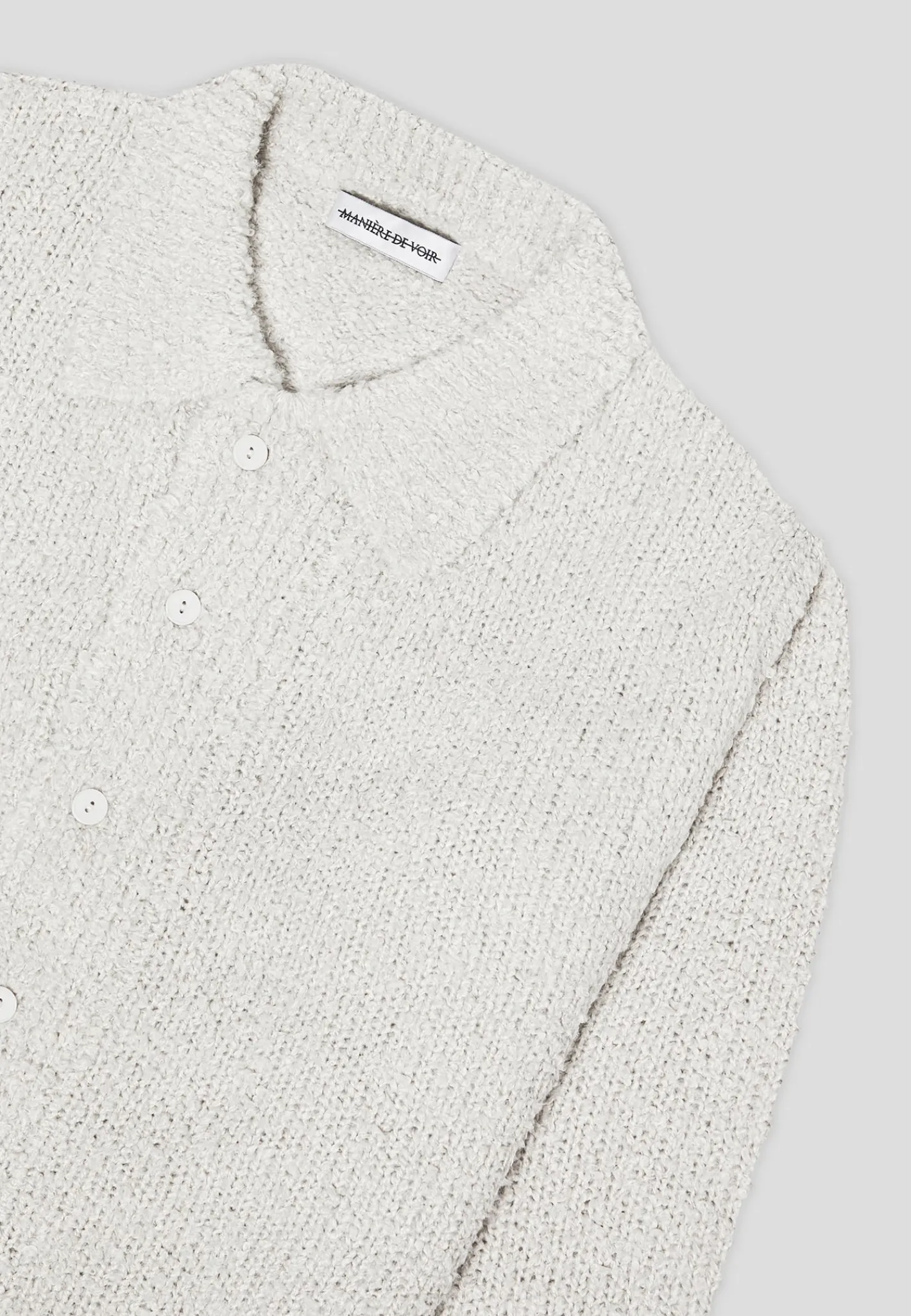 Boucle Knit Button Up Cardigan -^Manière De Voir Best