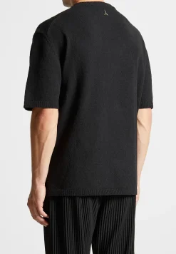 Boucle Knit Oversized Fit T-Shirt -^Manière De Voir Fashion