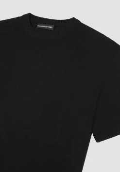 Boucle Knit Oversized Fit T-Shirt -^Manière De Voir Fashion