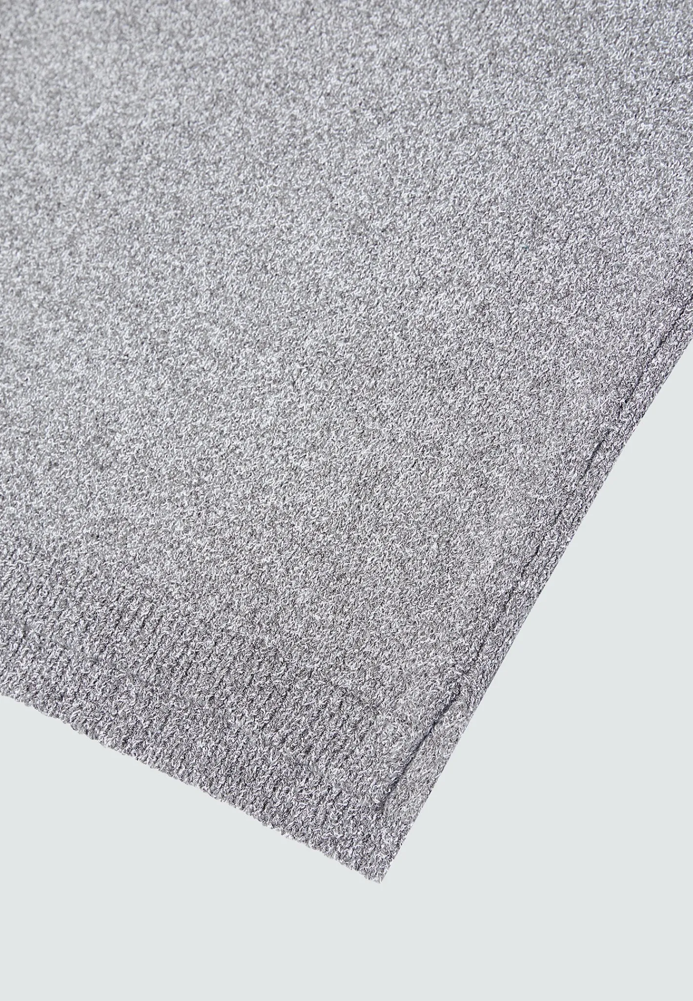 Boucle Knit Oversized Fit T-Shirt - Grey Marl^Manière De Voir Hot
