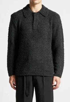 Boucle Knit Polo Jumper -^Manière De Voir Discount