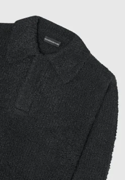 Boucle Knit Polo Jumper -^Manière De Voir Discount