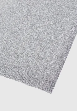 Boucle Knit Regular Fit T-Shirt - Grey Marl^Manière De Voir Online