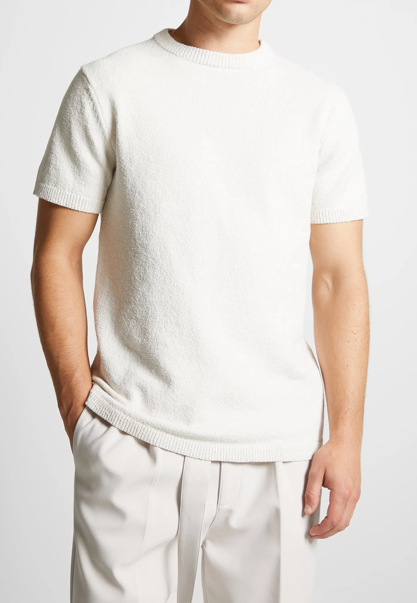 Boucle Knit Regular Fit T-Shirt -^Manière De Voir Fashion
