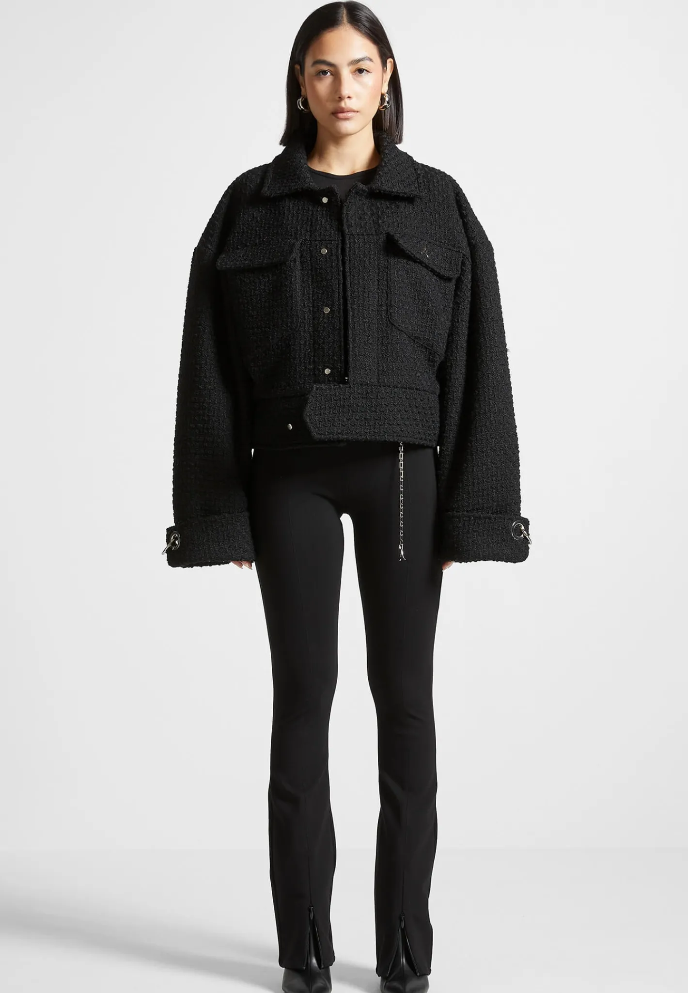 Boxy Boucle Jacket -^Manière De Voir Sale
