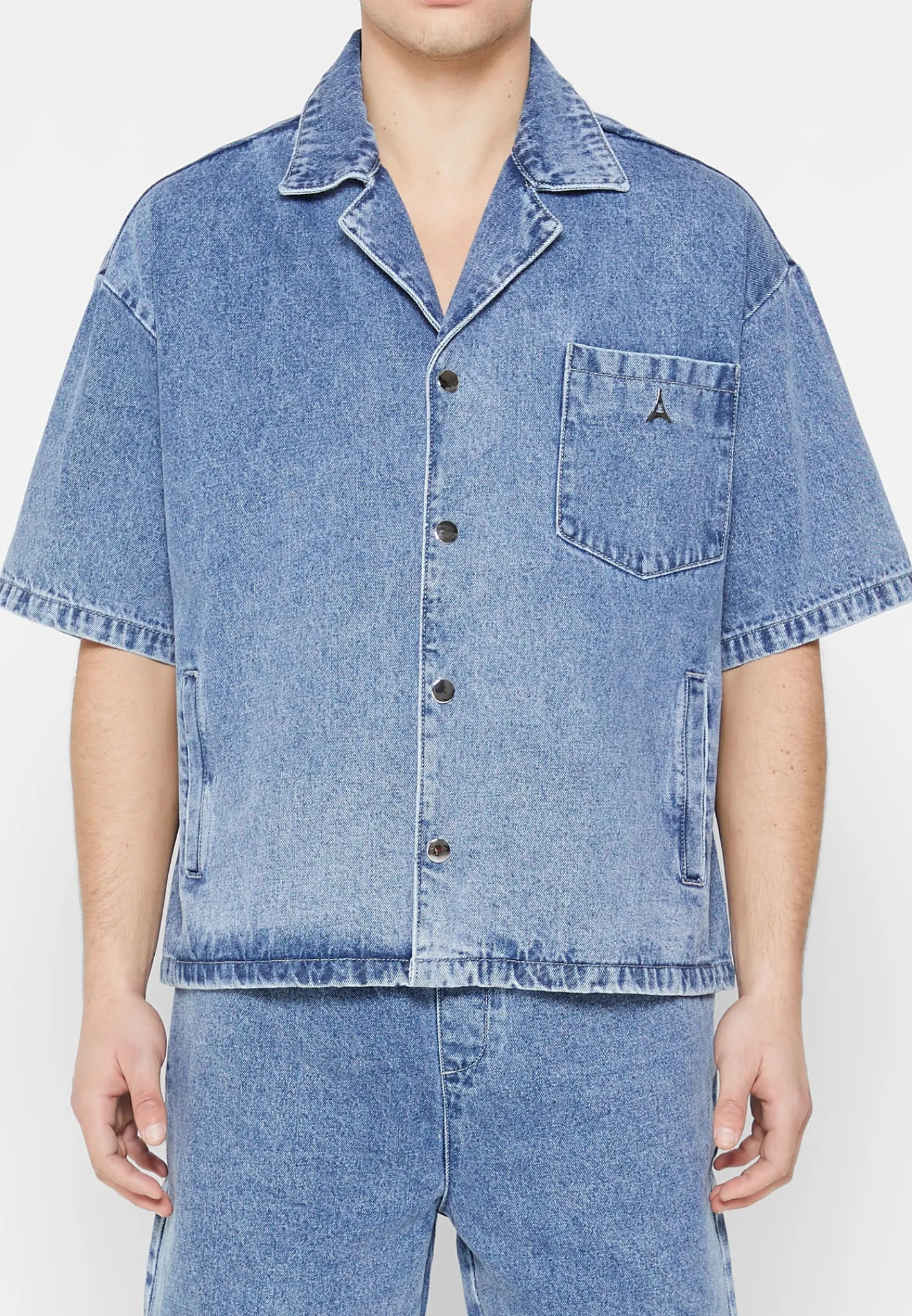 Boxy Denim Shirt - Mid^Manière De Voir New
