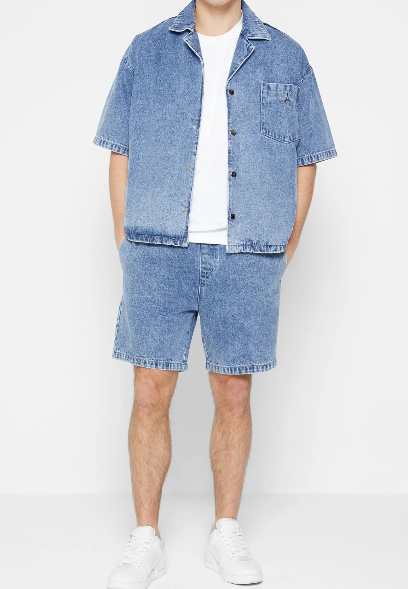 Boxy Denim Shirt - Mid^Manière De Voir New