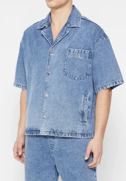 Boxy Denim Shirt - Mid^Manière De Voir New