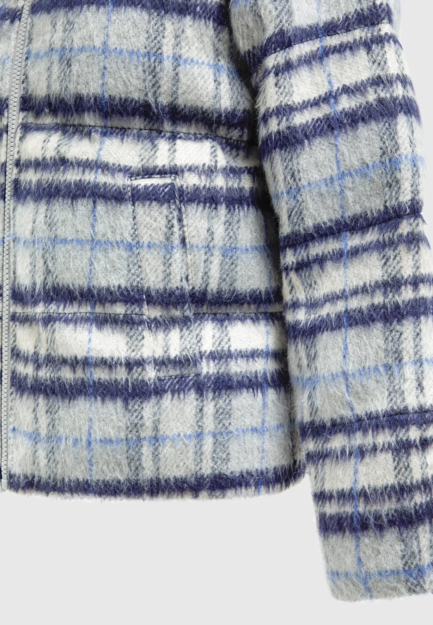 Brushed Check Puffer Jacket -^Manière De Voir Clearance