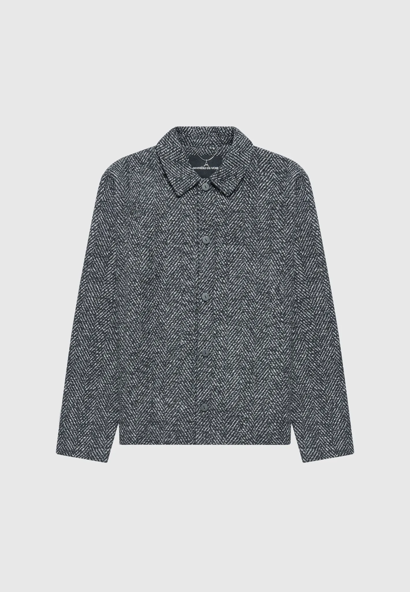 Brushed Herringbone Shacket -^Manière De Voir Discount