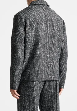 Brushed Herringbone Shacket -^Manière De Voir Discount