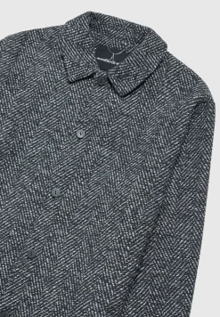 Brushed Herringbone Shacket -^Manière De Voir Discount