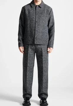 Brushed Herringbone Trousers -^Manière De Voir Best