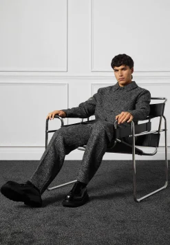 Brushed Herringbone Trousers -^Manière De Voir Best