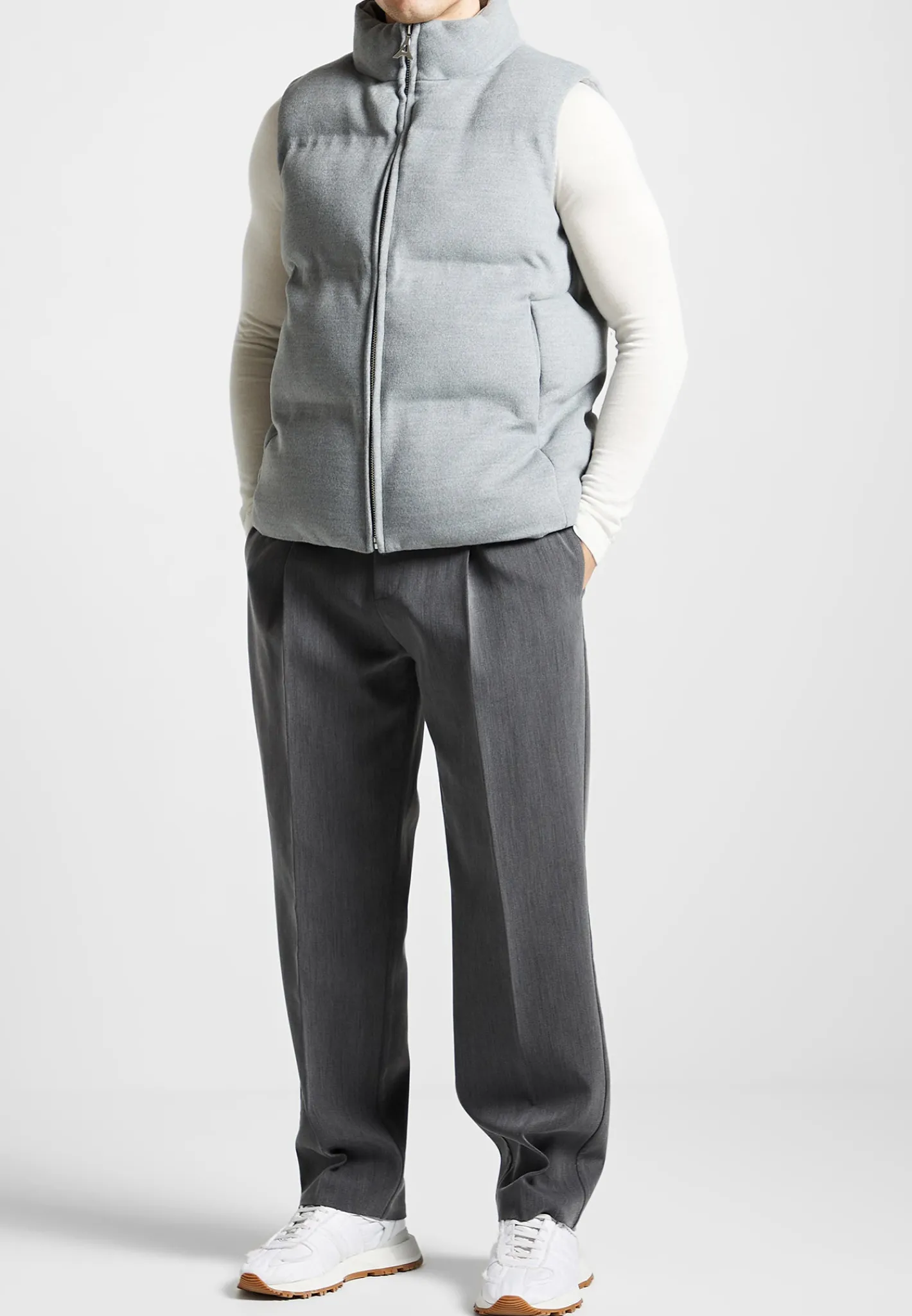 Brushed Marl Puffer Gilet -^Manière De Voir Discount