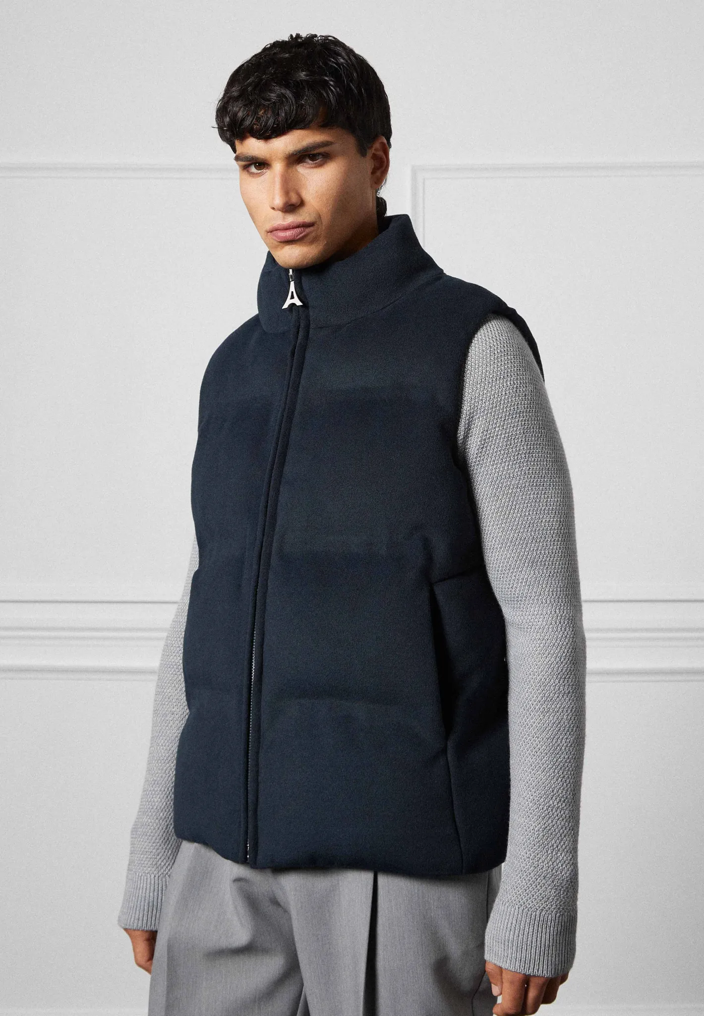 Brushed Marl Puffer Gilet -^Manière De Voir Discount