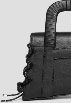Caged Vegan Leather Lace Up Bag -^Manière De Voir Clearance