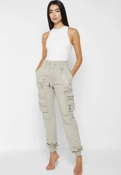 Cargo Pants with Frosted Chain -^Manière De Voir Clearance