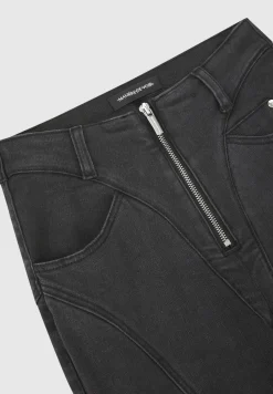 Cargo Pocket Skinny Jeans - Washed Black^Manière De Voir Online